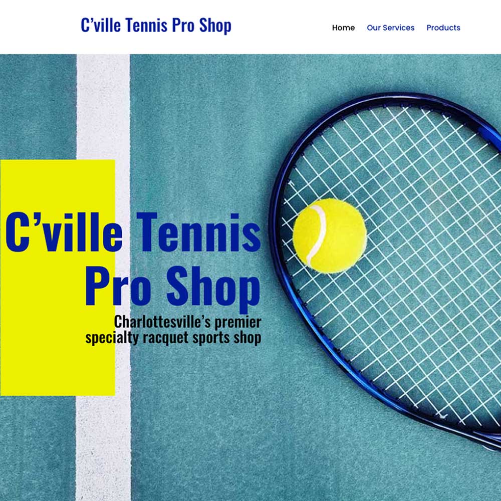 cville tennis pro shop
